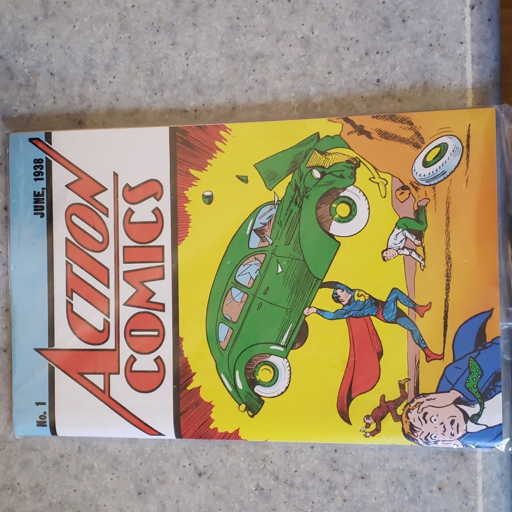 Action Comics Superman comic re issue June 1938